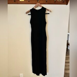 Quince TENCEL™ Jersey Tank Maxi Dress – Black, Small